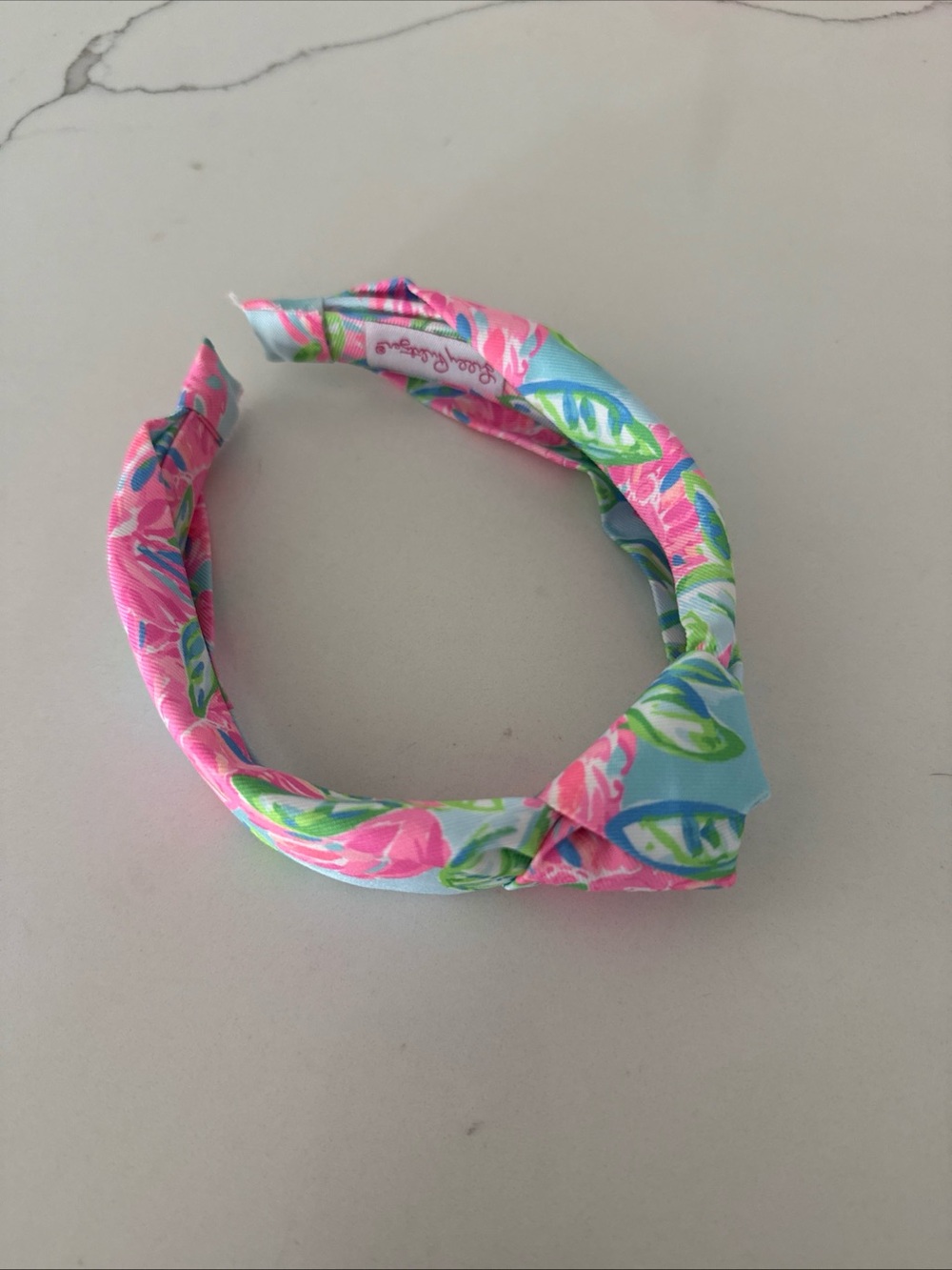 Lilly Pulitzer Knotted Headband in Totally Blossom Print